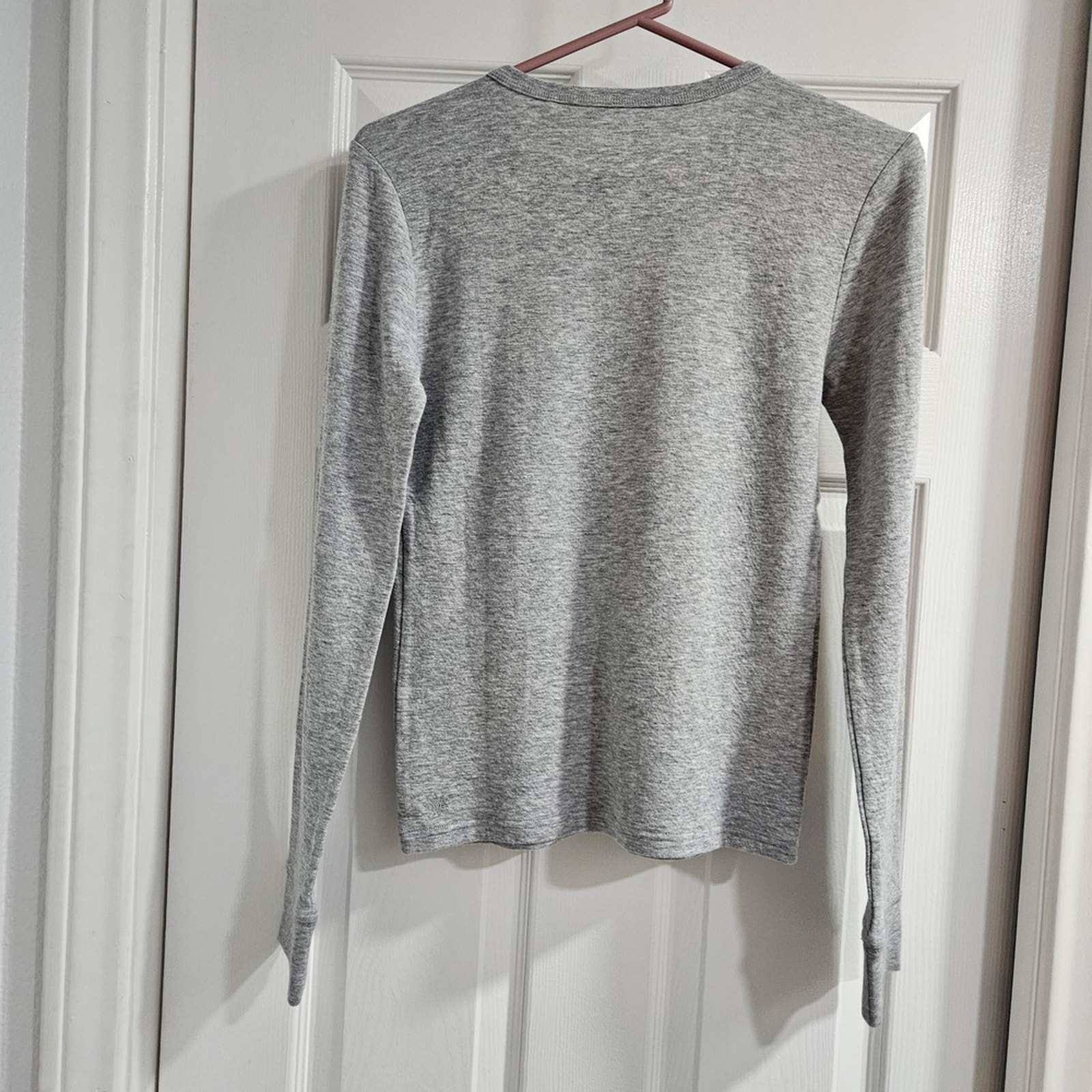 Nwt Alpine Design Heather Gray Henley Top — image 3 of 4
